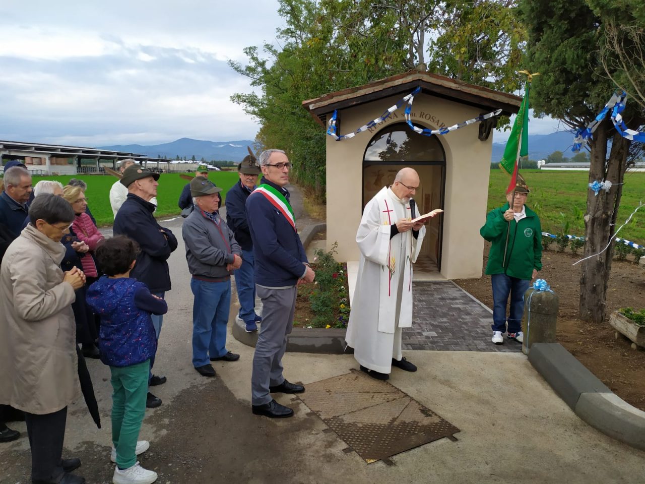 Inaugurata a Roncadelle la “nuova” santella di Santa Giulia