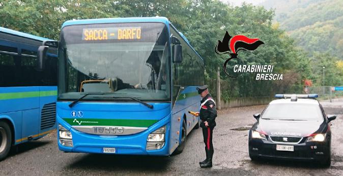 Controlli sugli autobus usati dagli studenti: tutto in regola