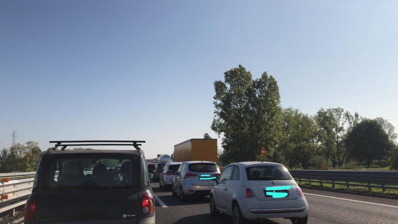 Incidenti in A4: traffico bloccato direzione Brescia