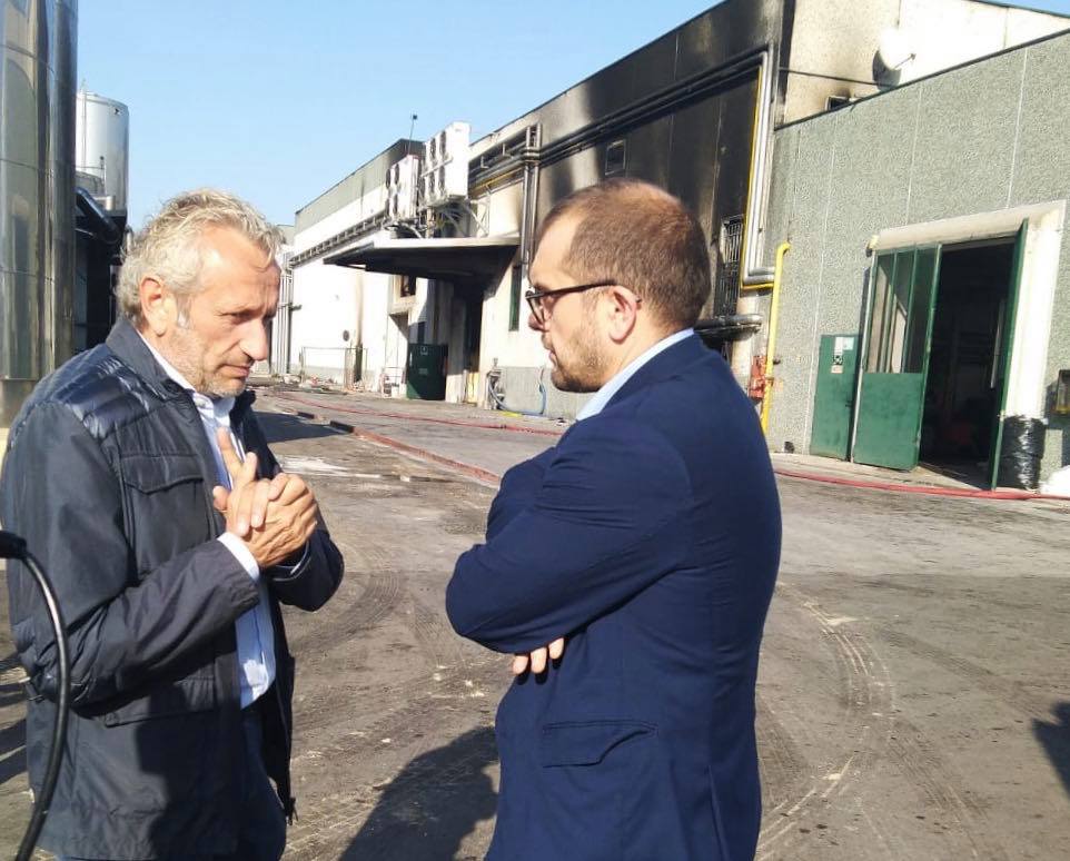 Caseificio Solat Leno: il sopralluogo dell’assessore Rolfi