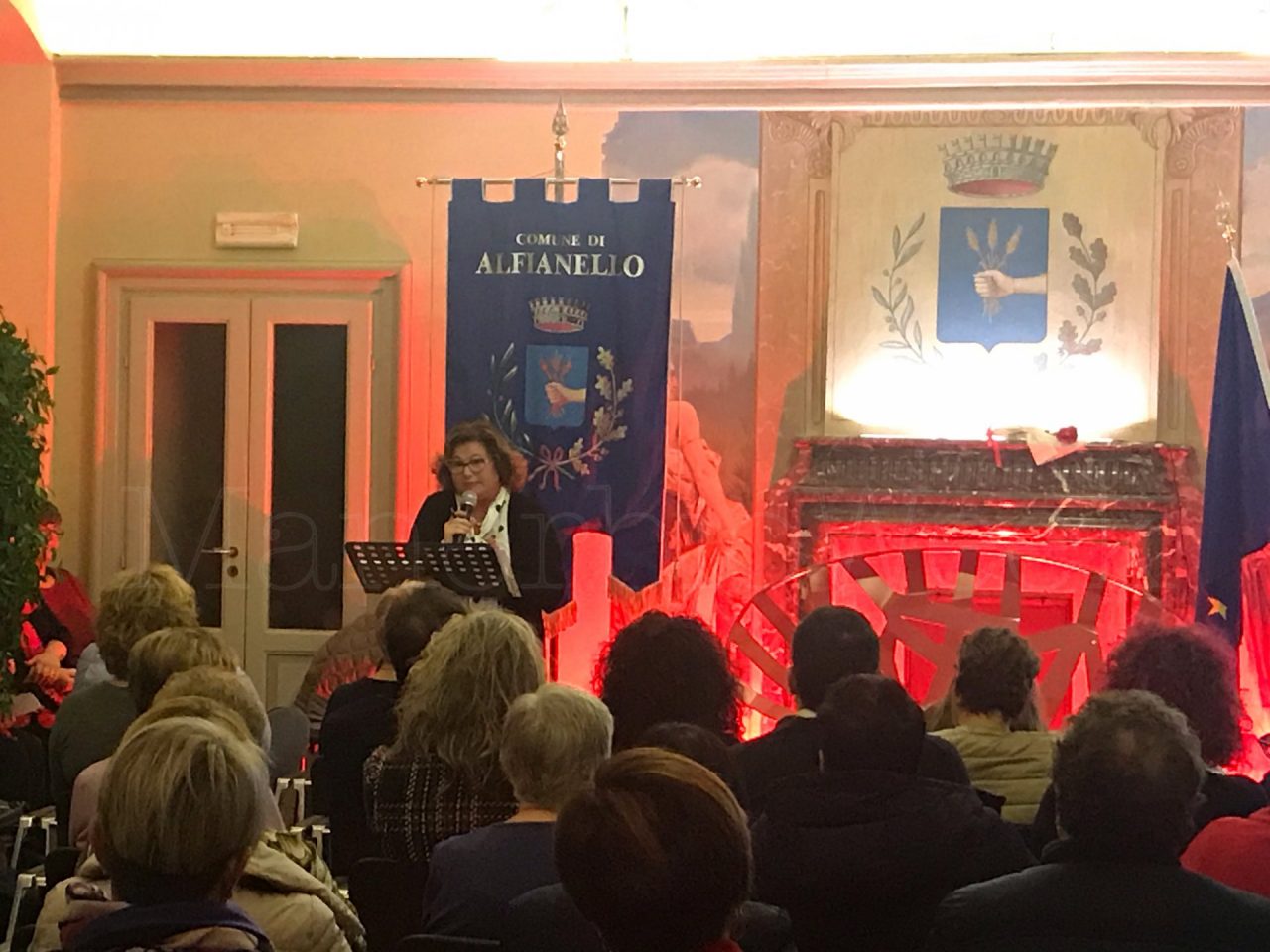 La panchina del rispetto inaugurata ad Alfianello