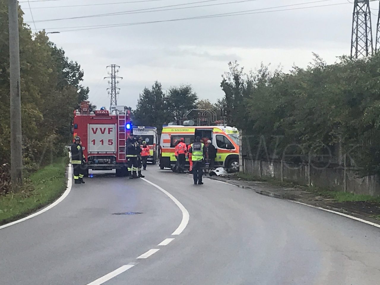 Incidente a Flero, via Case Sparse temporaneamente non transitabile
