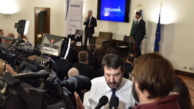 Salvini in Brianza ospite di Cancro primo aiuto e Netweek FOTO