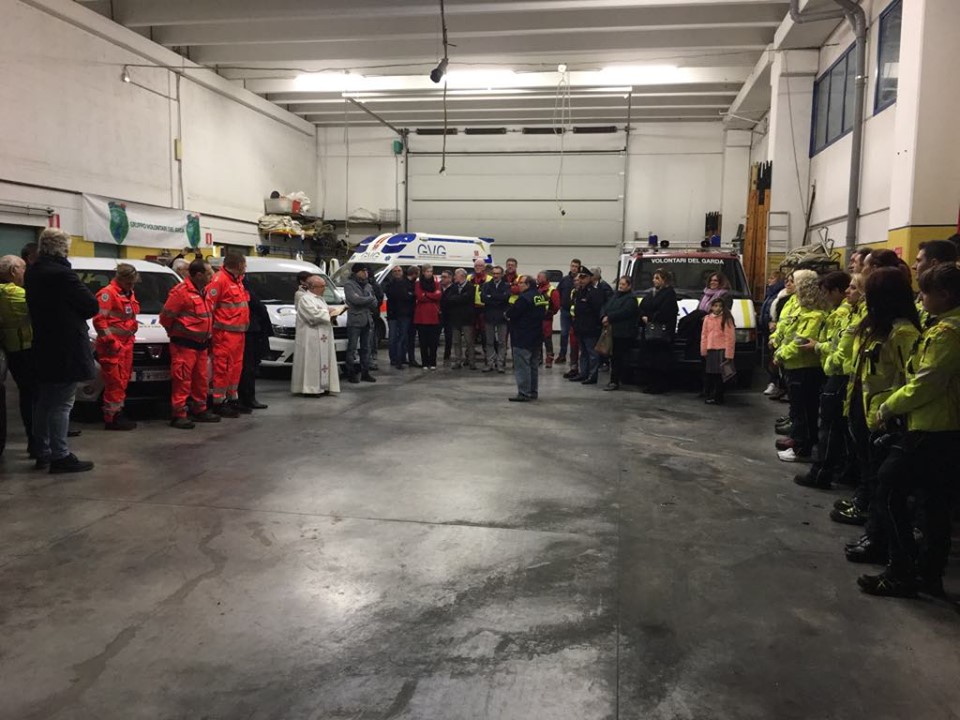 Gruppo Volontari del Garda: inaugurati nuovi mezzi