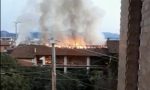 Incendio a Castrezzato, a fuoco una cascina VIDEO