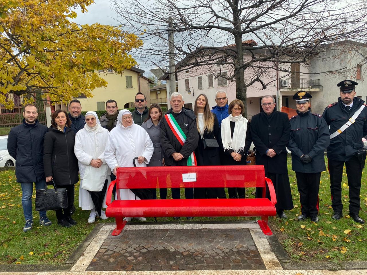 Inaugurata la Panchina Rossa a Montirone