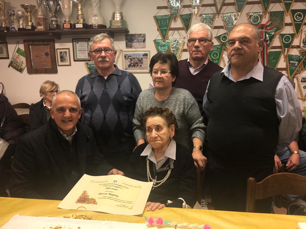 Provezze ha una nuova centenaria: grande festa per Regina Bozza