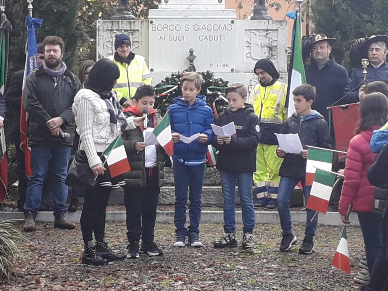 Borgo San Giacomo festeggia il 4 novembre con i più piccoli