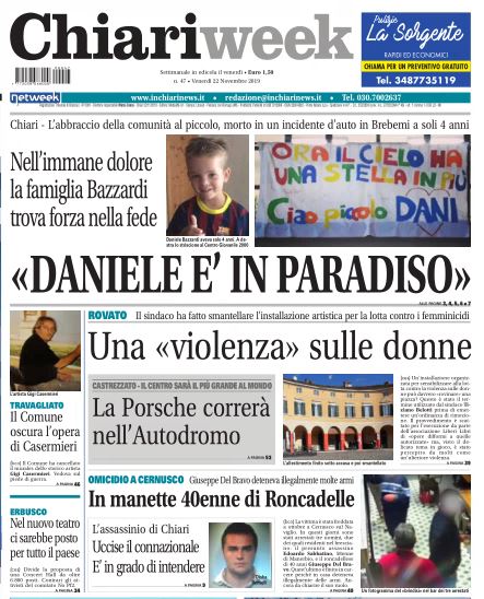 E’ in edicola il nuovo numero del Chiariweek