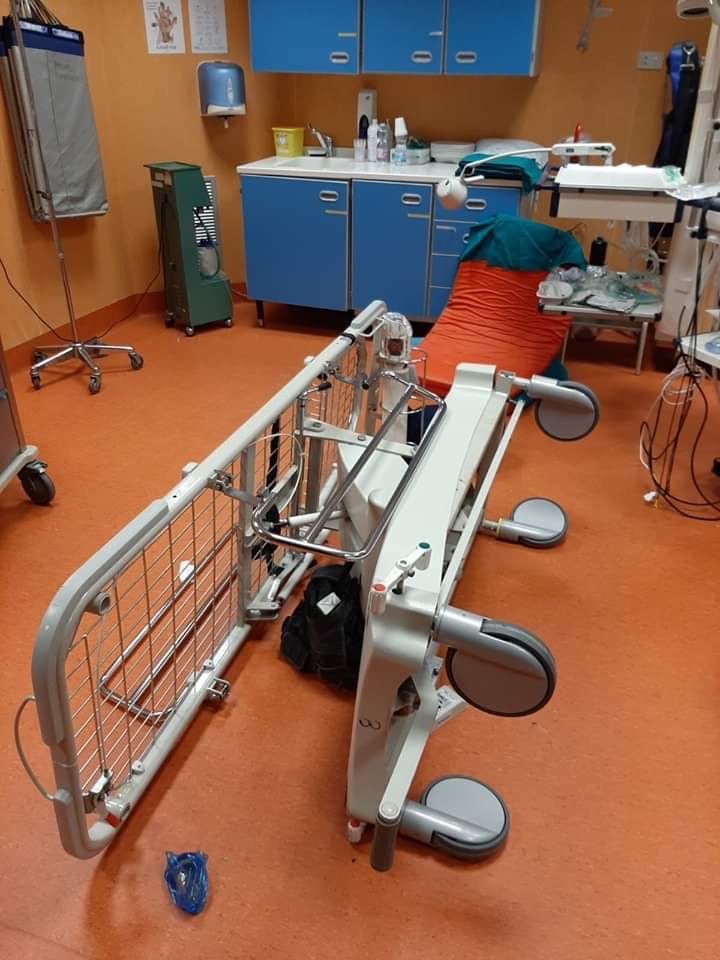 Paziente devasta il Pronto soccorso dell’ospedale di Manerbio