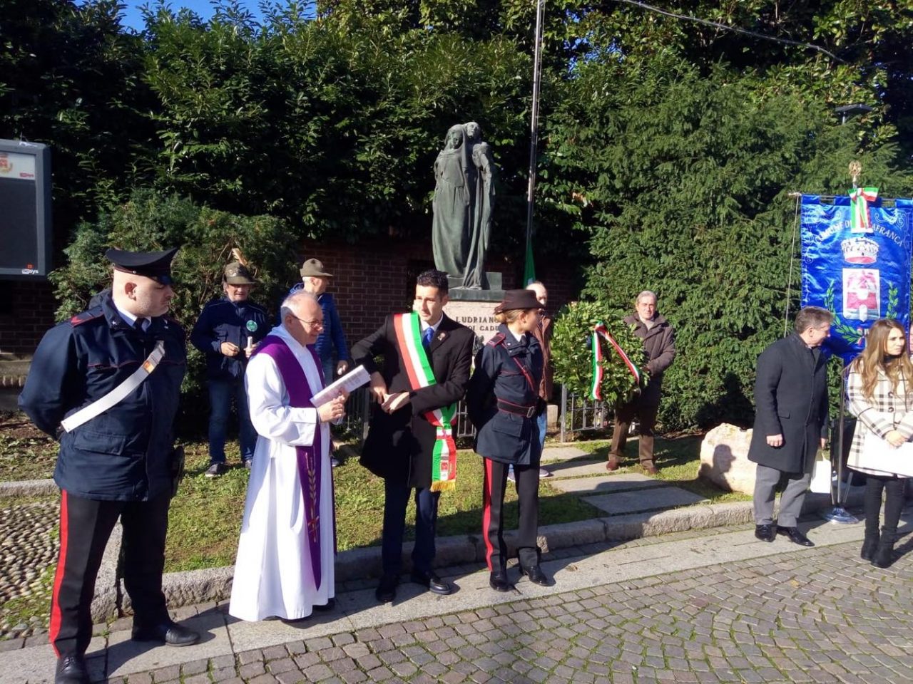 Grande celebrazione a Ludriano in occasione della giornata delle forze armate FOTO e VIDEO