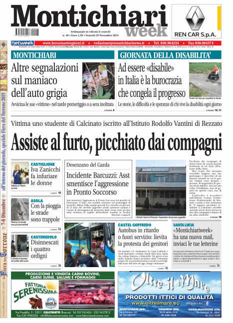 MontichiariWeek è in edicola