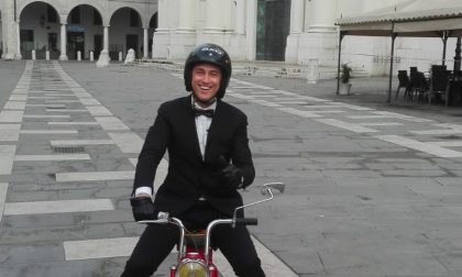 Vincenzo Regis a Montichiari per uno spot televisivo VIDEO