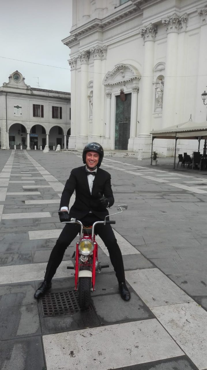 Vincenzo Regis a Montichiari per uno spot televisivo VIDEO