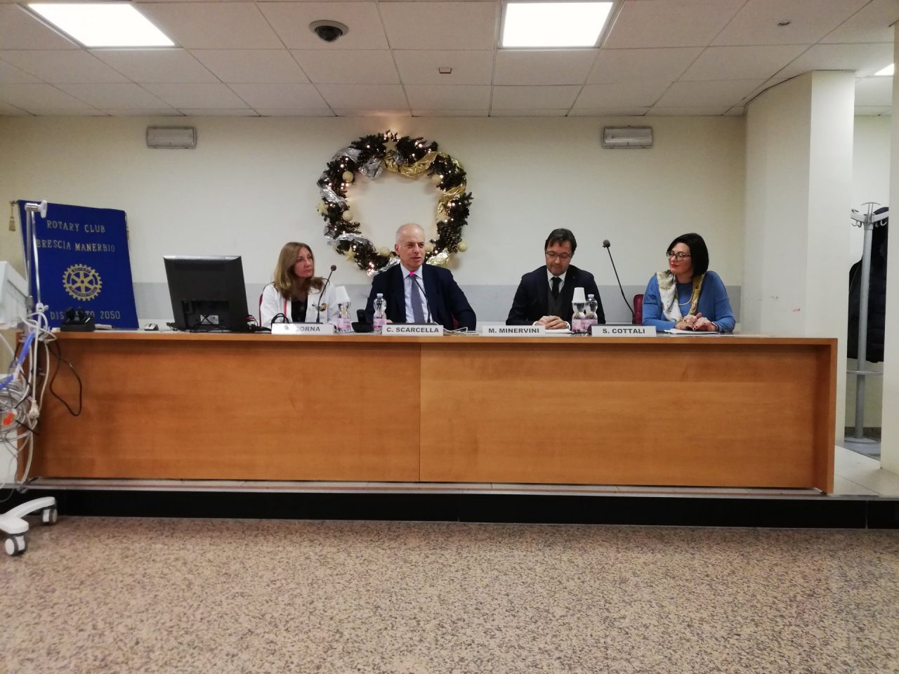 Volo di Pietro e Rotary  uniti per l’ospedale di Manerbio