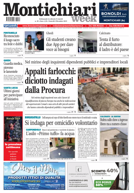 MontichiariWeek è in edicola