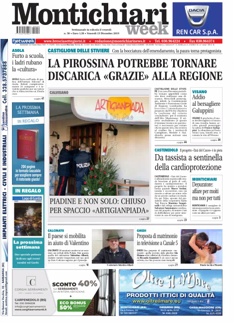 MontichiariWeek è in edicola