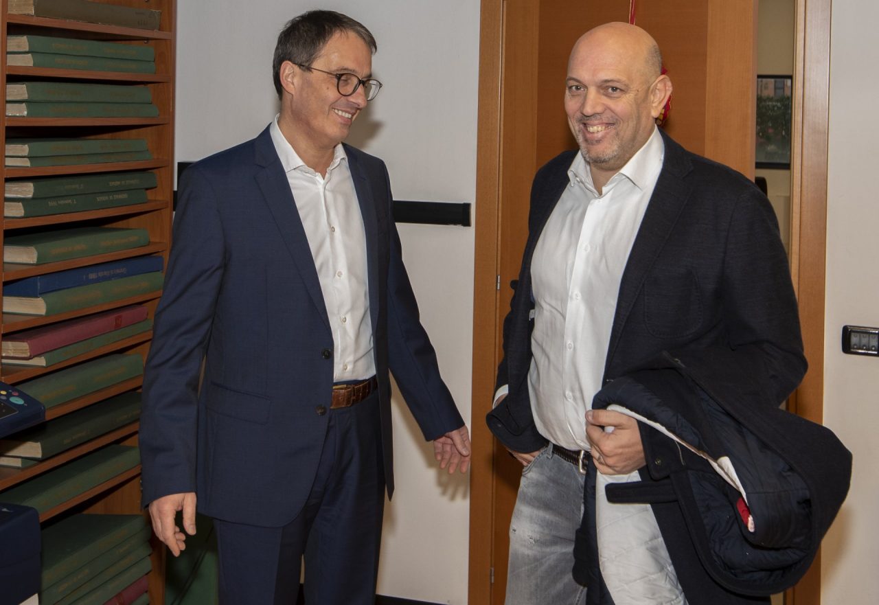 L’assessore regionale Sertori visita Netweek: “Olimpiadi opportunità per la montagna e non solo”