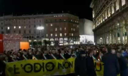 Sindaci in marcia a Milano: “L’odio non ha futuro”