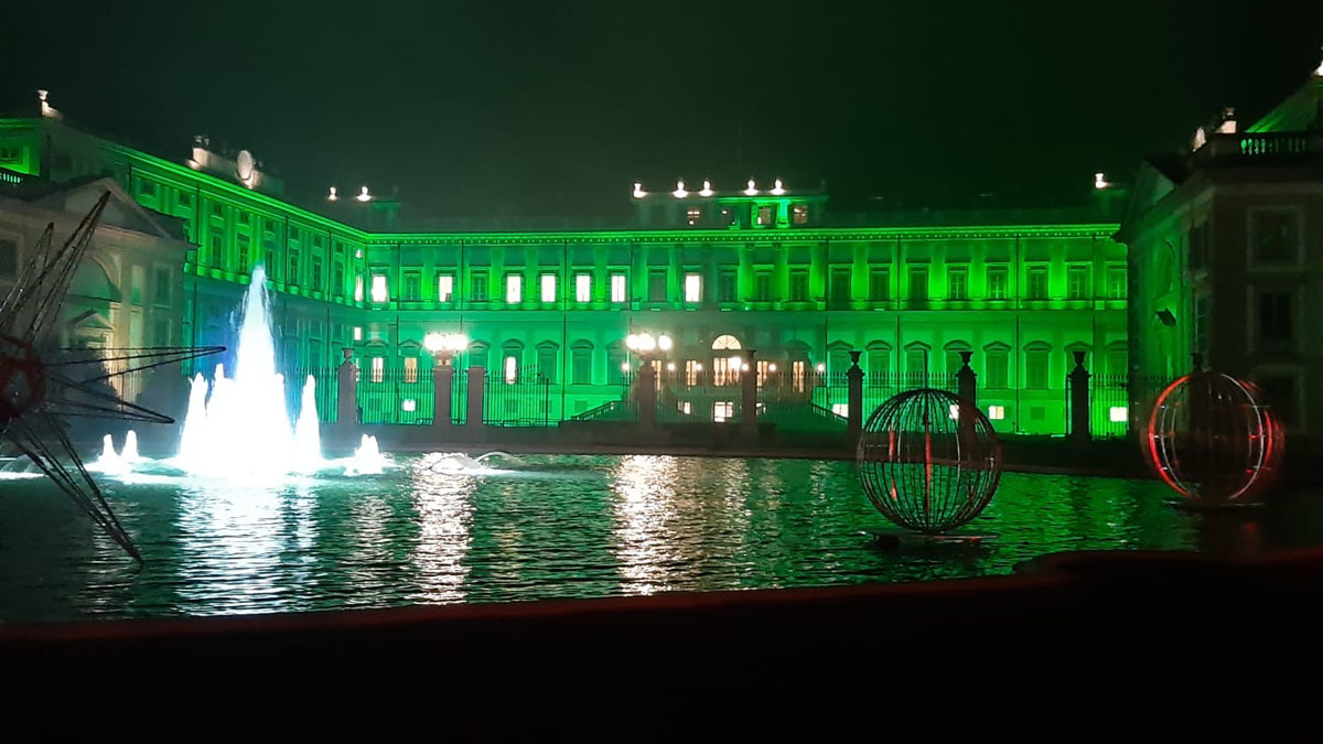 Villa Reale a Monza “illuminata” per agroalimentare, bio, verde e per la ricerca GALLERY