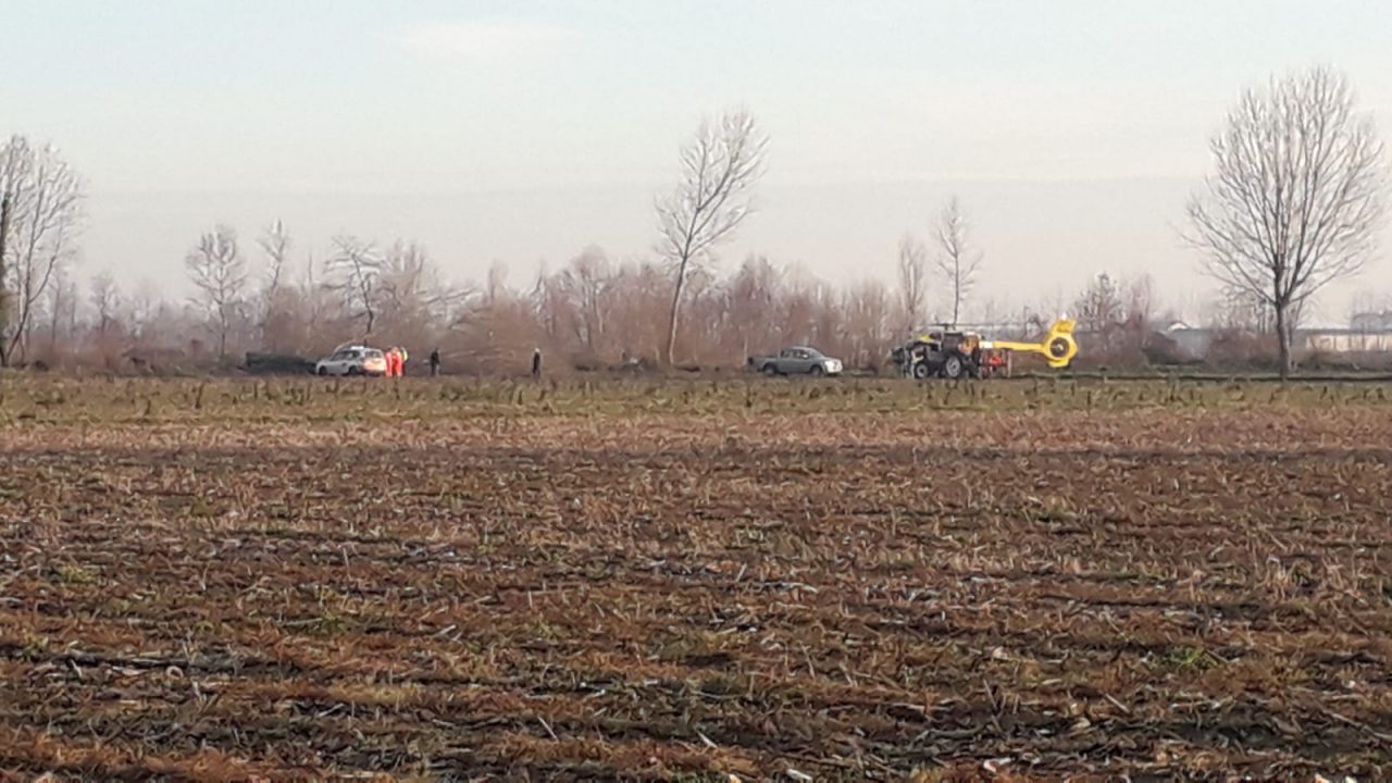 Elisoccorso a Trenzano: 50enne schiacciato da un tronco VIDEO