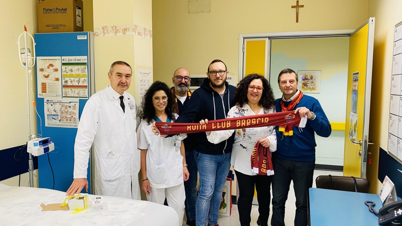 Il Roma Brescia Club è il “Babbo Natale” dell’ospedale di Chiari