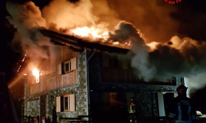 Rifugio a fuoco a Berzo Demo e incidente a Desenzano del Garda SIRENE DI NOTTE