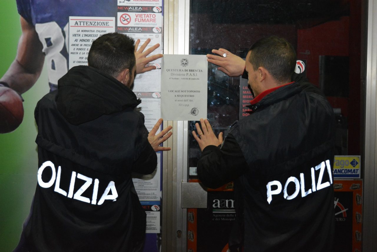 Sequestrata sala scommesse abusiva