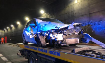 Schianto in galleria Covelo: un veicolo è finito contro un ostacolo sulla sp510