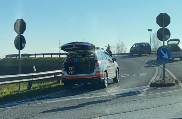 Chiari, ciclista investito sul provinciale