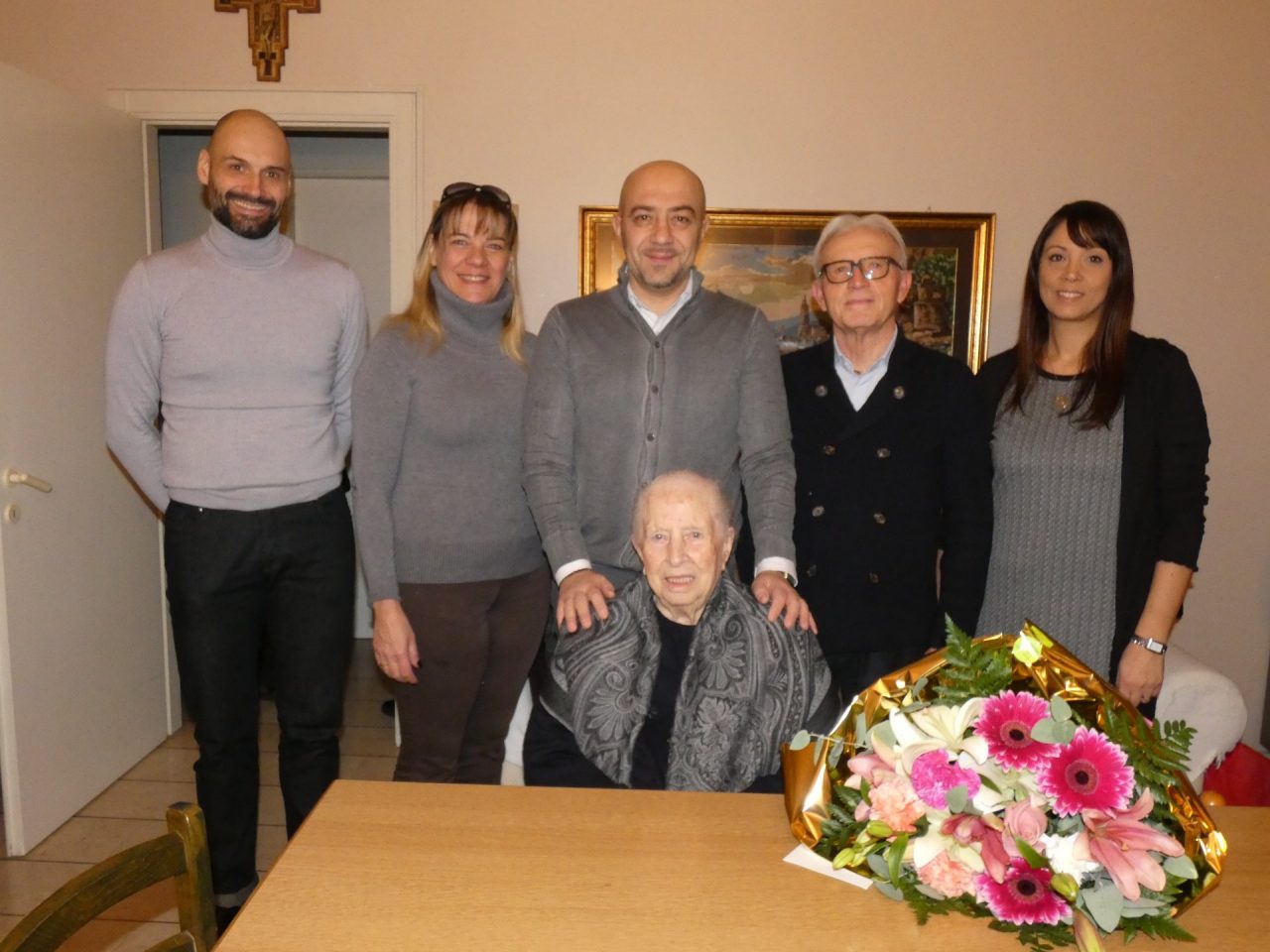 107 primavere per Edvige Zamboni, decana di Montichiari