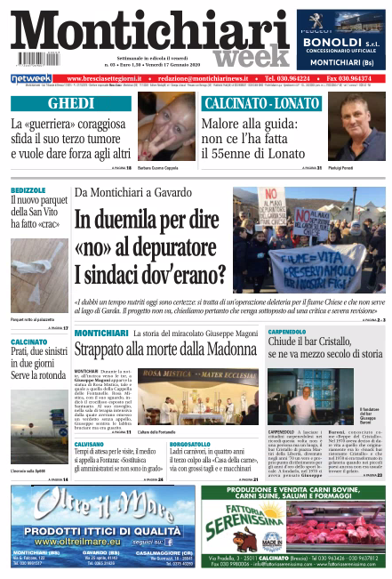 MontichiariWeek è in edicola