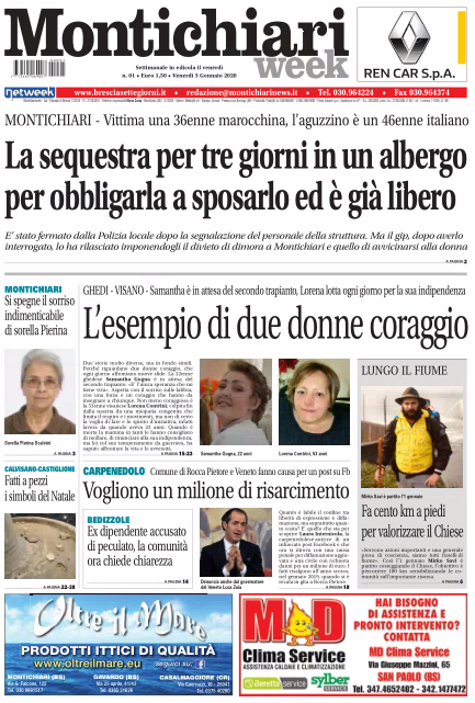 MontichiariWeek è in edicola
