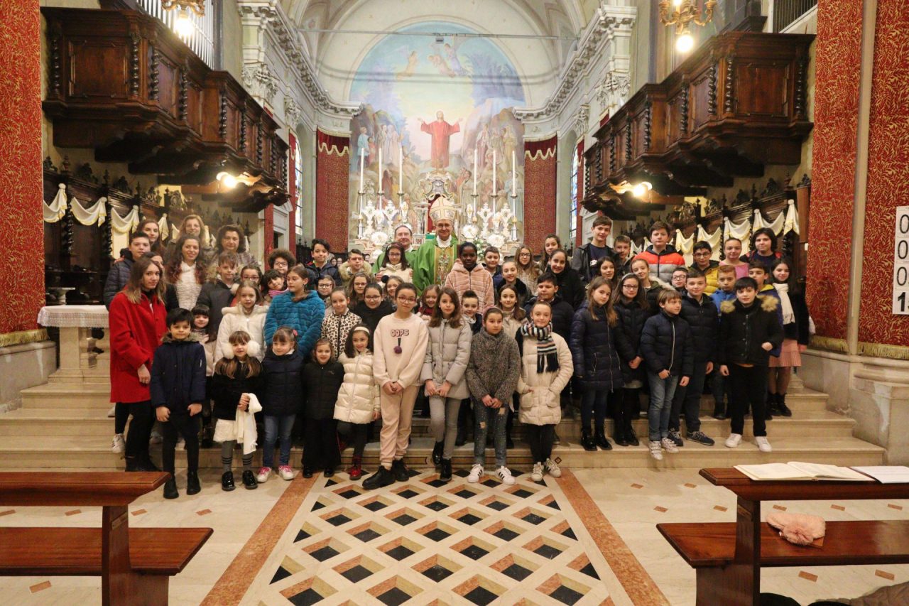 Cignano accoglie il Vescovo Tremolada