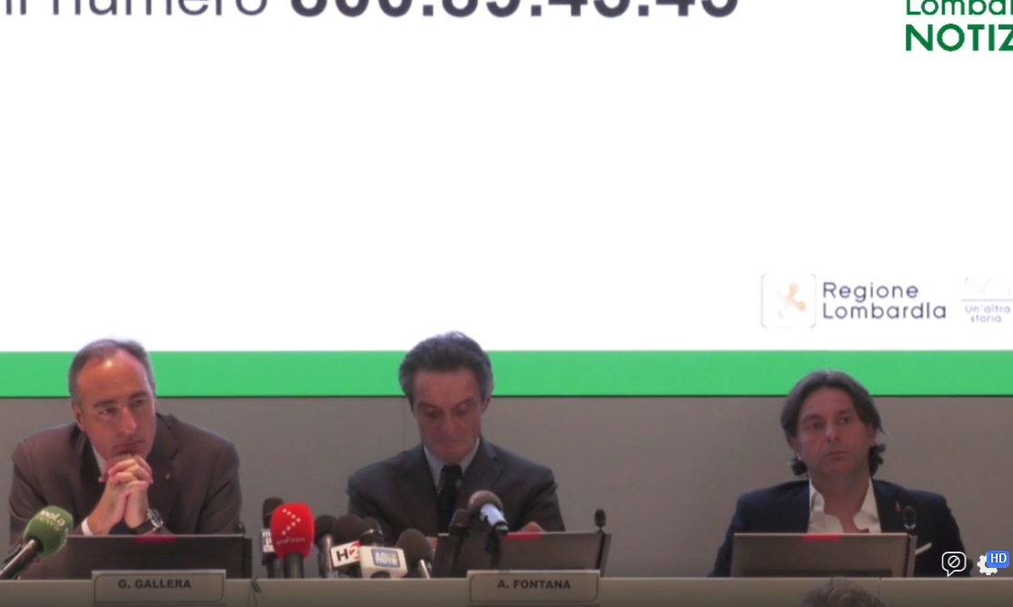 Coronavirus in Lombardia: 240 contagiati, eseguiti 3.500 tamponi