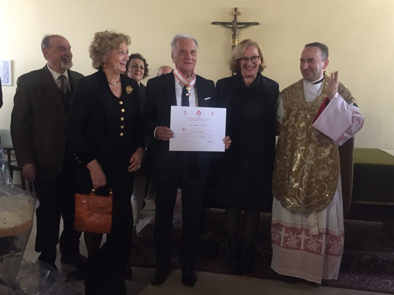 Il sindaco di Cazzago è Commendatore dell’Ordine di Malta