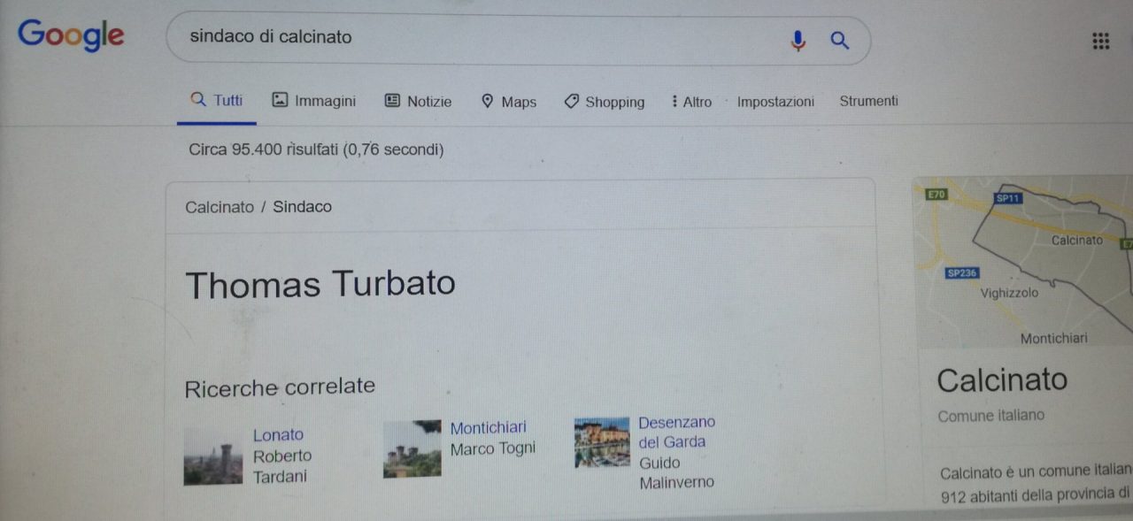 Hacker colpisce il sindaco e cambia il suo nome sulla ricerca di Google