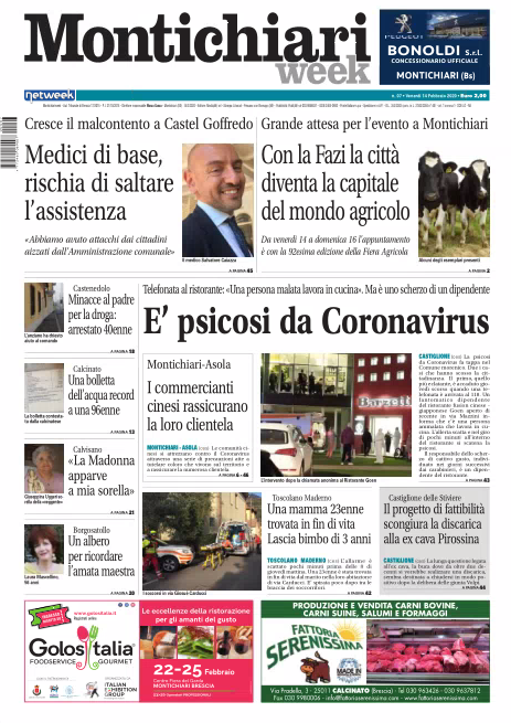 MontichiariWeek è in edicola