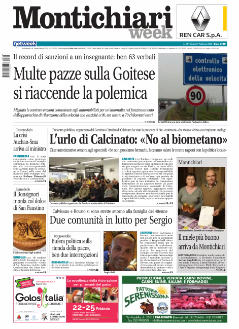 MontichiariWeek è in edicola