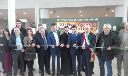 Taglio del nastro alla novantaduesima Fiera Agricola Zootecnica Italiana di Montichiari VIDEO