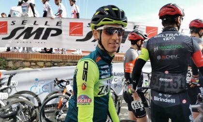 Il ciclista colognese Andrea Garosio in quarantena ad Abu Dhabi