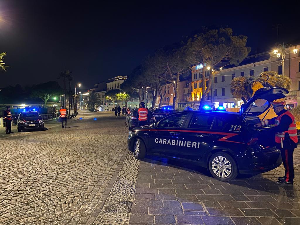 Servizi coordinati di controllo da parte dei carabinieri di Desenzano