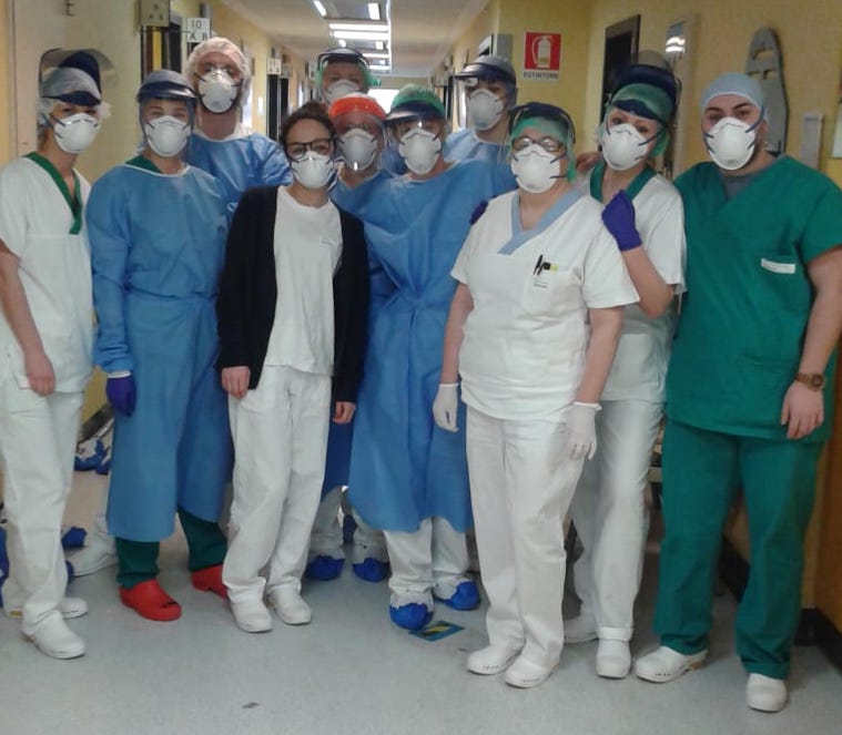 Coronavirus: si lavora sodo per salvare vite all’ospedale di Chiari