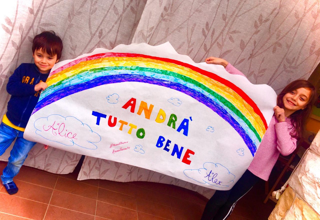 Coronavirus: i bimbi di Pontoglio diventano artisti per dire “andrà tutto bene” GALLERY e VIDEO