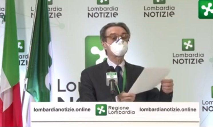Monitoraggio settimanale, Lombardia verso la permanenza in arancione