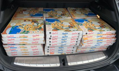 Coronavirus: consegnate 60 pizze all'ospedale di Montichiari