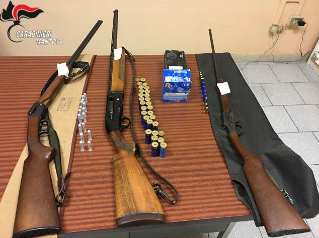 Bracconaggio: fermati dai Carabinieri di Castel Goffredo due monteclarensi e un mantovano