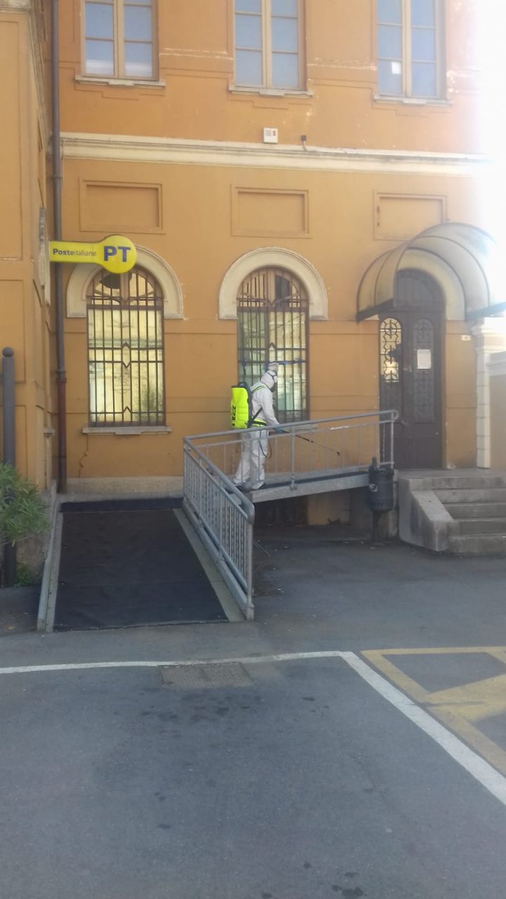 Sanificate le zone sensibili di Milzano