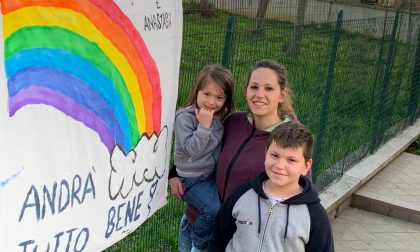 L’iniziativa dei genitori di Quinzano e Borgo, i paesi si riempiono di arcobaleni