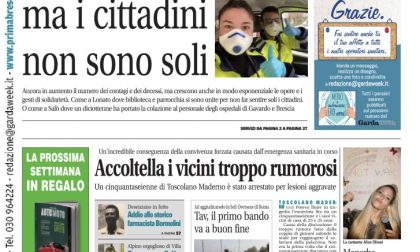 Gardaweek è in edicola. La prima pagina versione bresciana